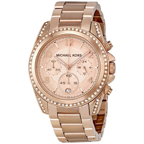 michael kors uhr mk5263 rosagold|Michael Kors Blair Chronograph Rose Dial Ladies Watch MK5263.